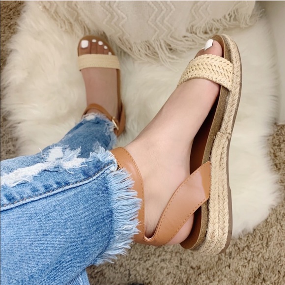 ✨NEW Marlene Platform Sandal- in Tan/ Raffia - Picture 8 of 8